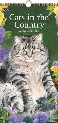 Cats in the Country 2023 Vertical Wall Calendar (Click to see back)